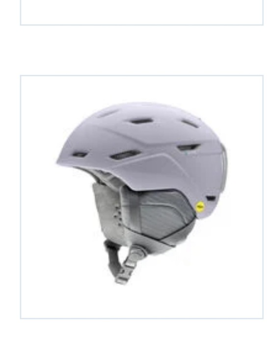 Smith Women\'s Large Mirage MIPS Helmet Lavender NWT Ski Snowboard Vents